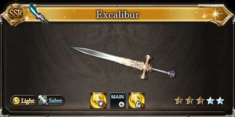 gbf excalibur|Excalibur (Light) .